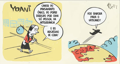 Charge do Benett publicada hoje na Folha de S. Paulo